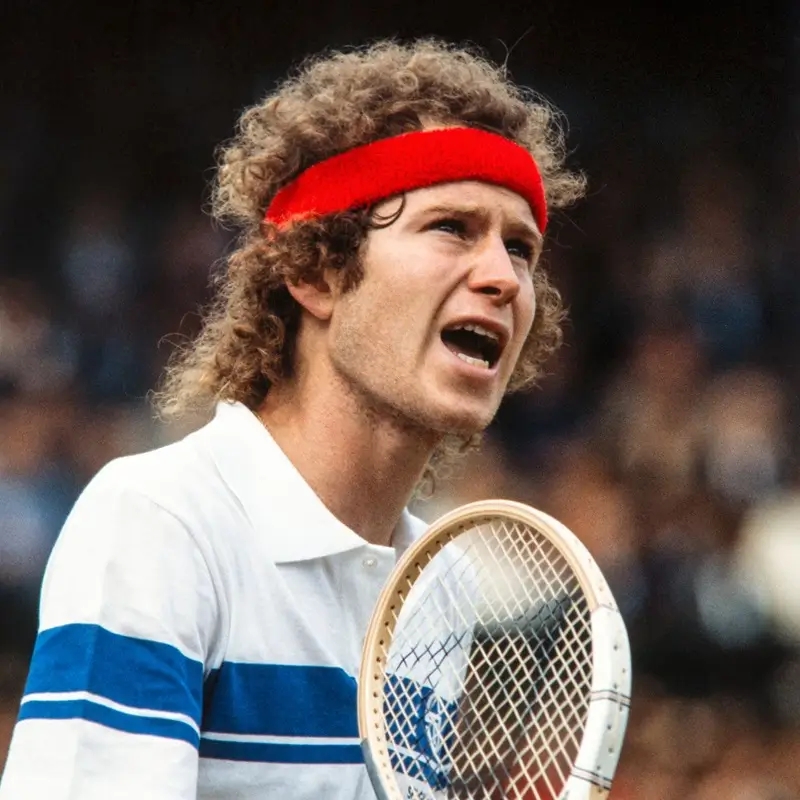 John McEnroe canhoto no tênis