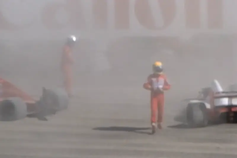 colisão entre Senna e Prost em Suzuka
